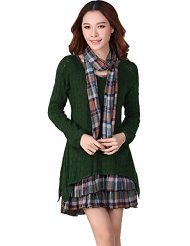 绿色 - hanbai 菡柏 / 围巾、丝巾、披肩 / 服饰配件 - 服饰箱包 - 亚马逊